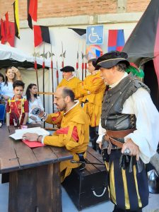 Reclutamiento en las fiestas de San Bernabé de Logroño