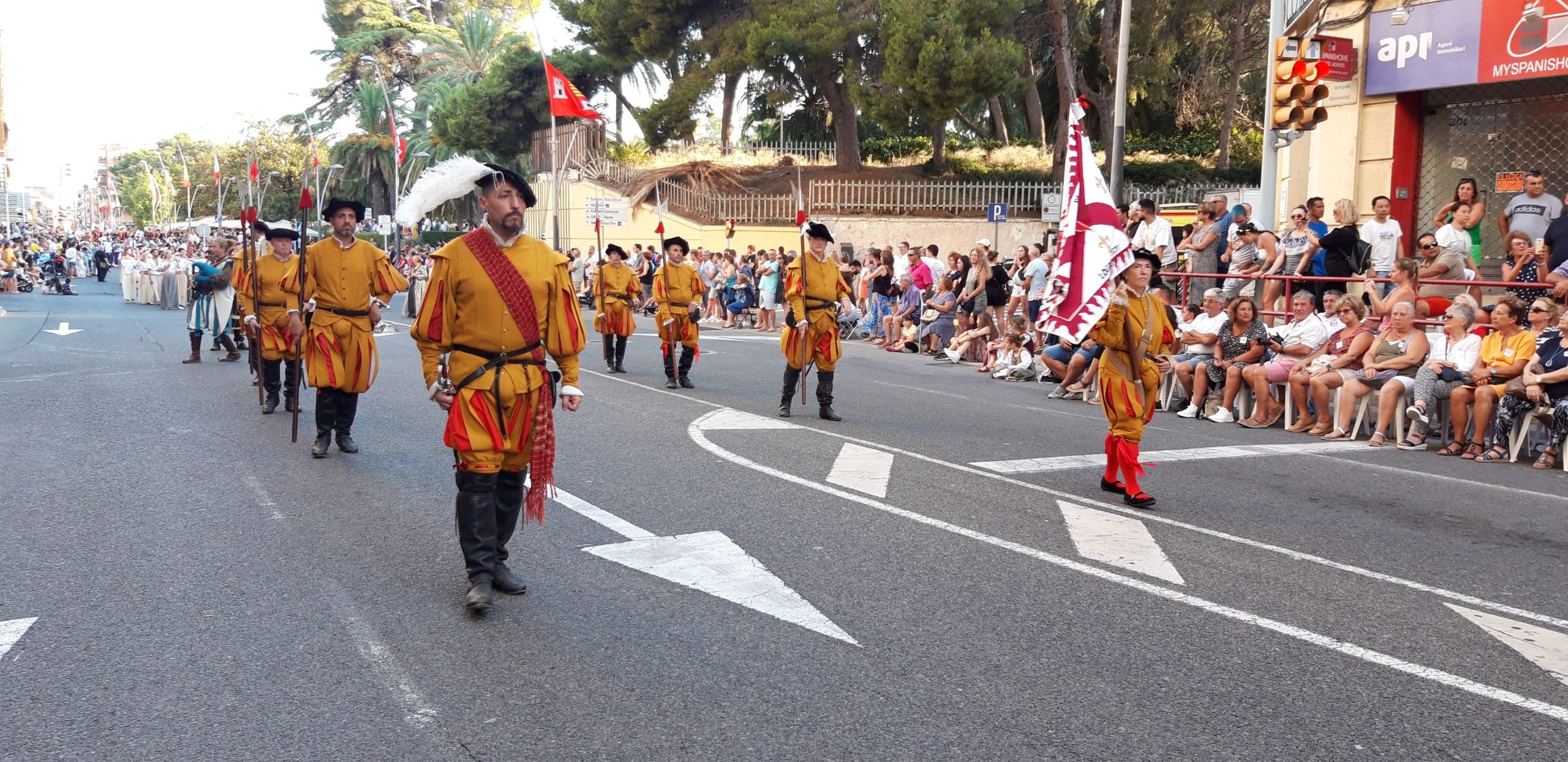 Héroes del Revellín durante las jornadas renacentistas de Tortosa 2022