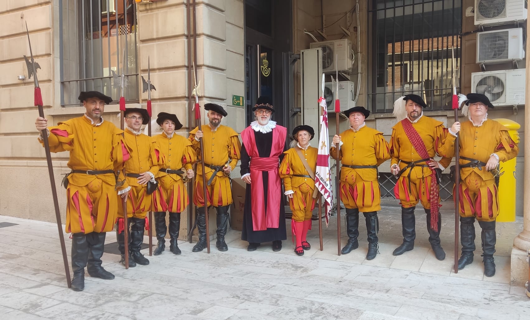 Héroes del Revellín durante la Festa del Renaixement de Tortosa 2022